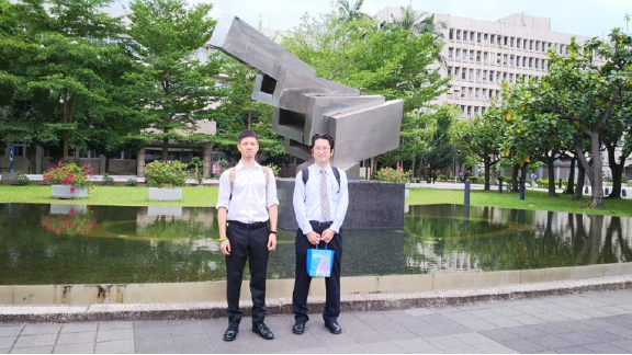 We visited National Taiwan University of Science and Technology